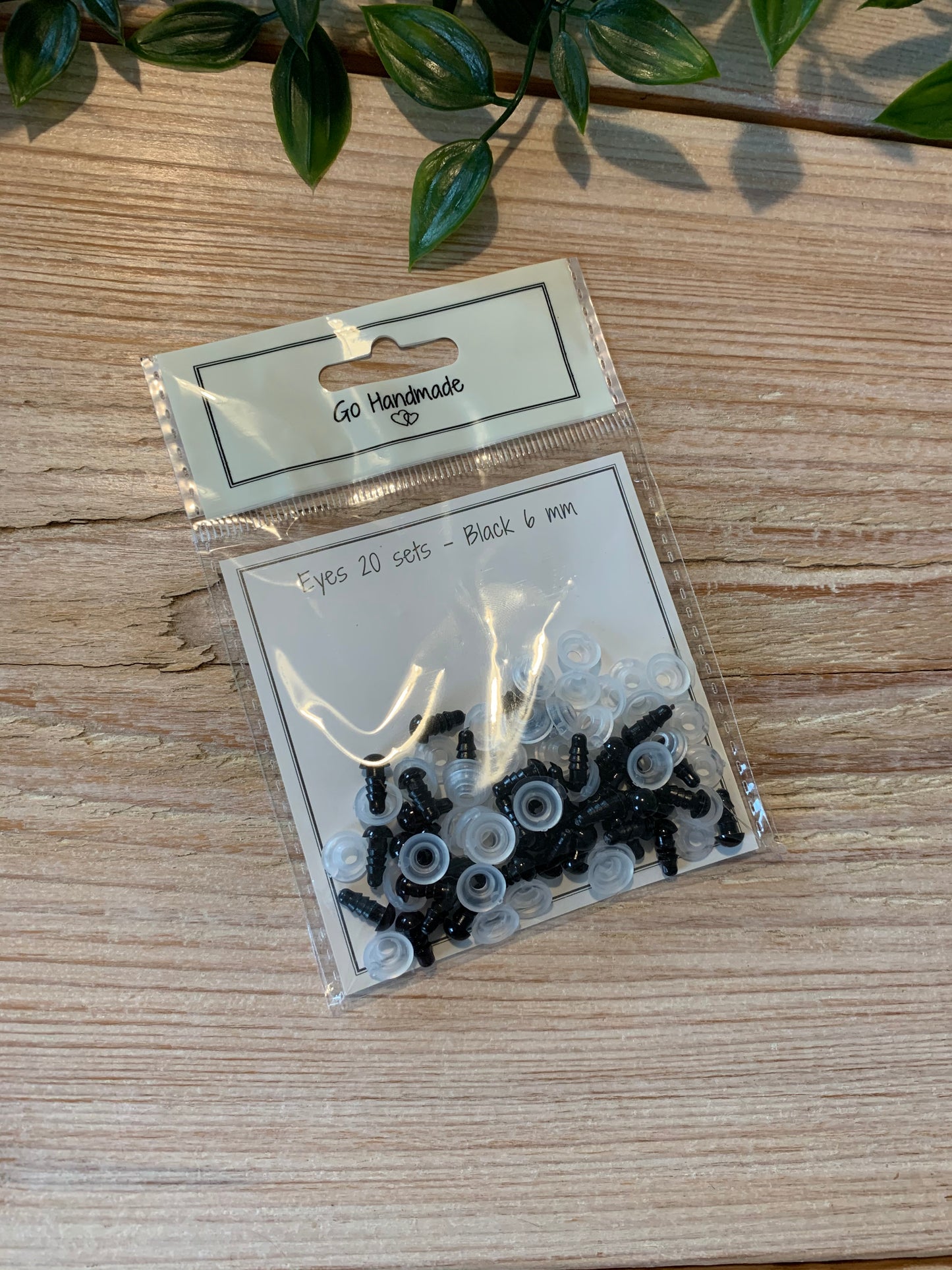 Sikkerhedsøjne 6mm ✂️