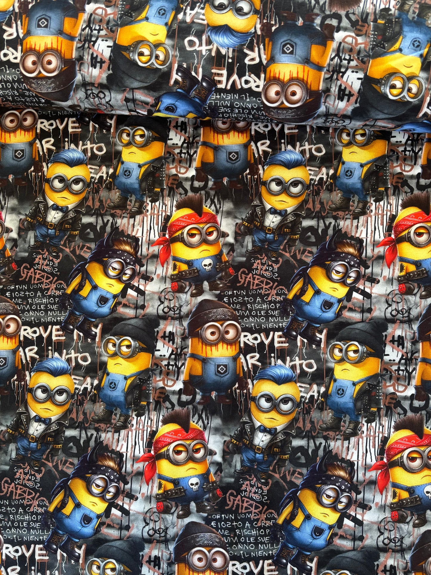 Bomulds Jersey m/ seje minions 😎