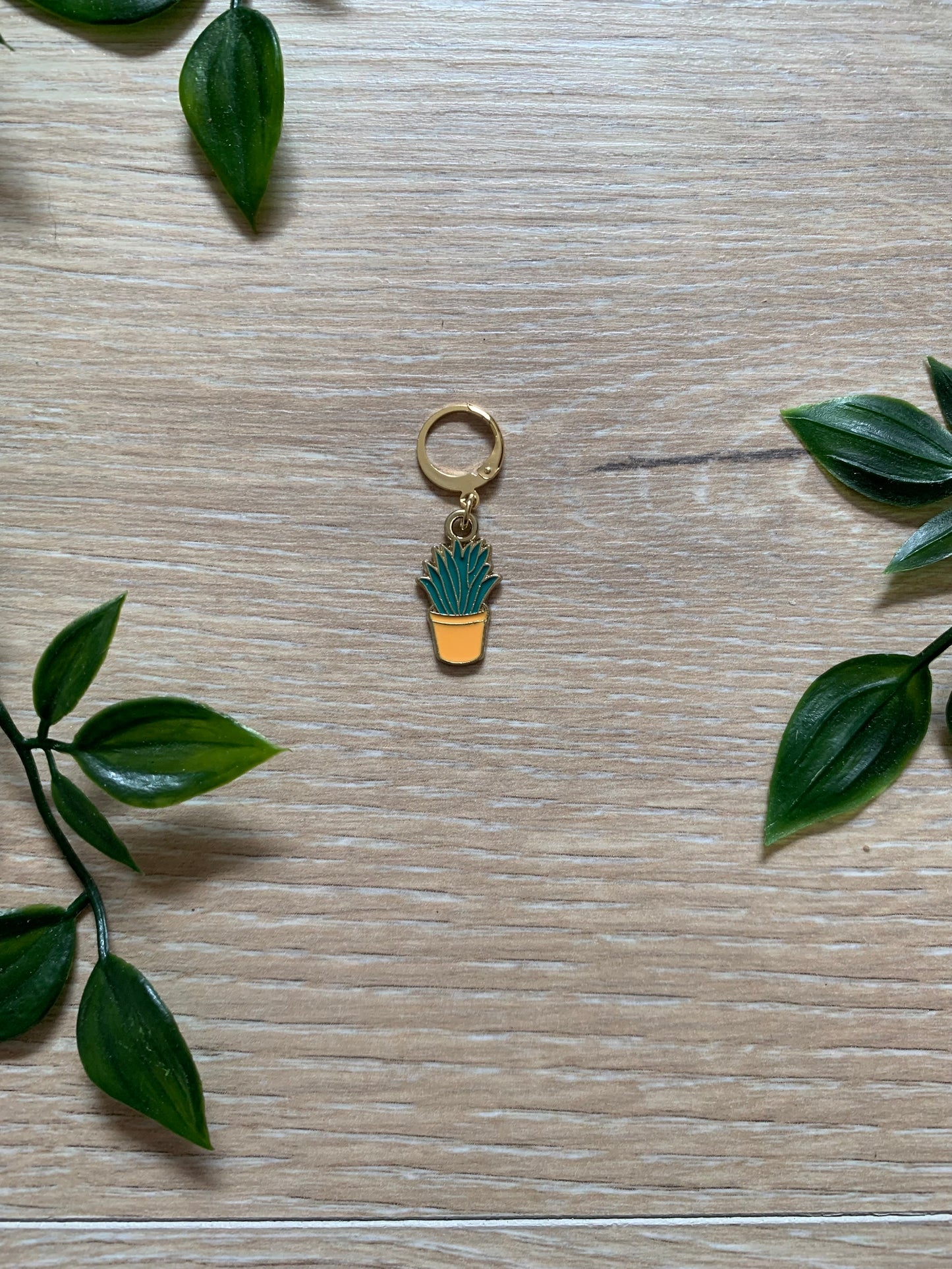 Maskemarkør, kaktus i lille orange potte 🌵