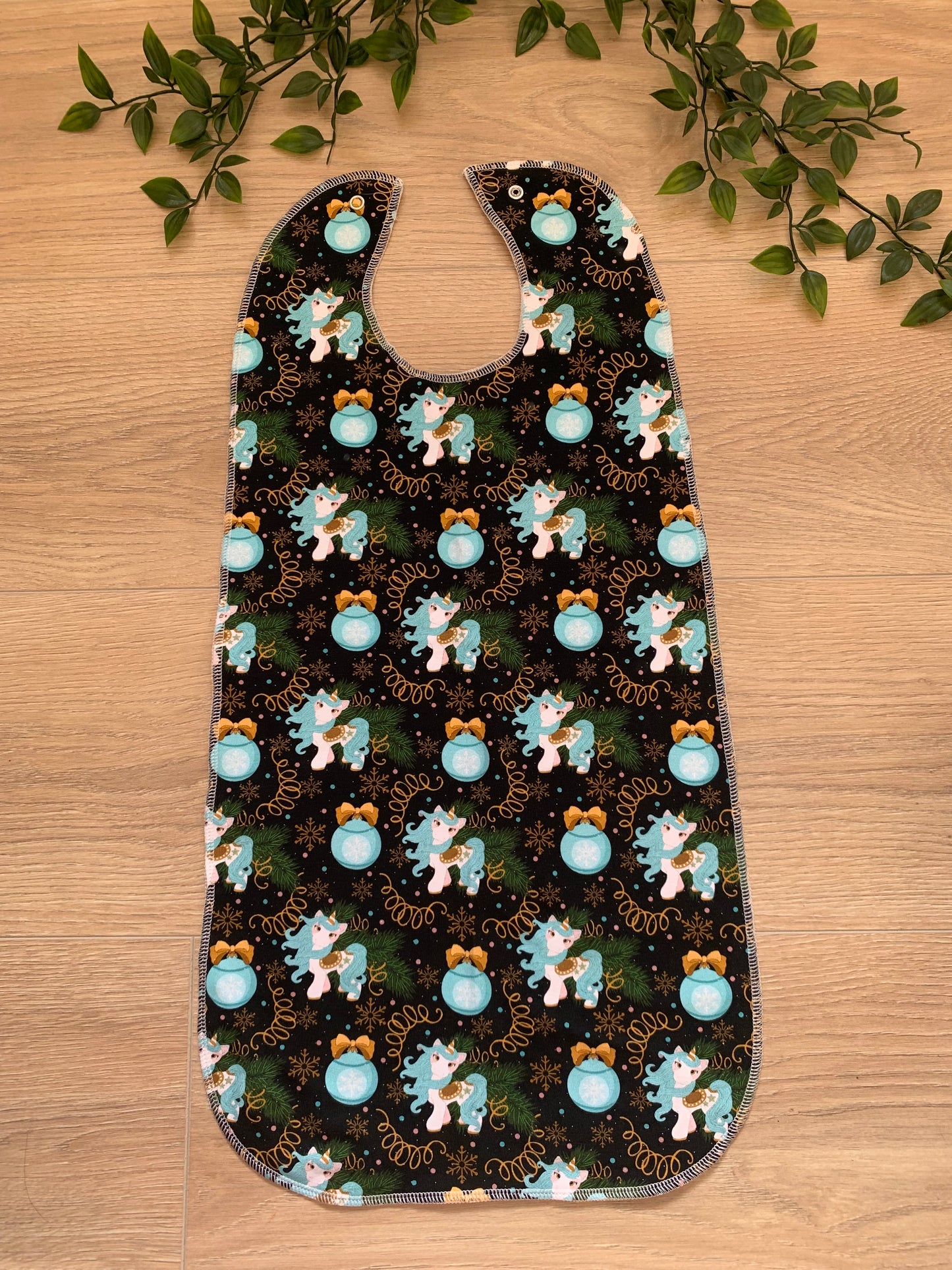 Lang spisesmæk m/ jule heste