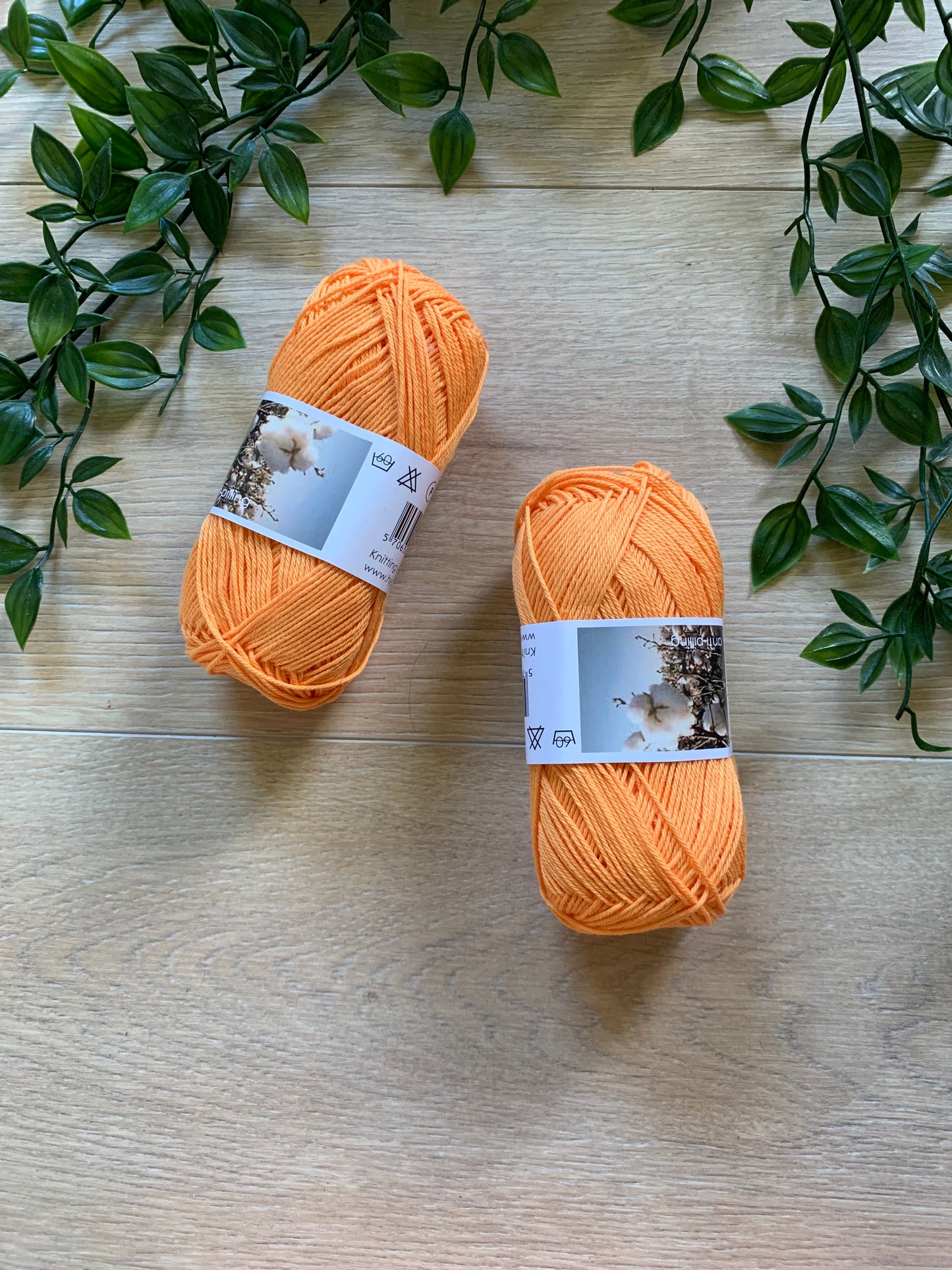 Bomuld 8/4 orange 🧡