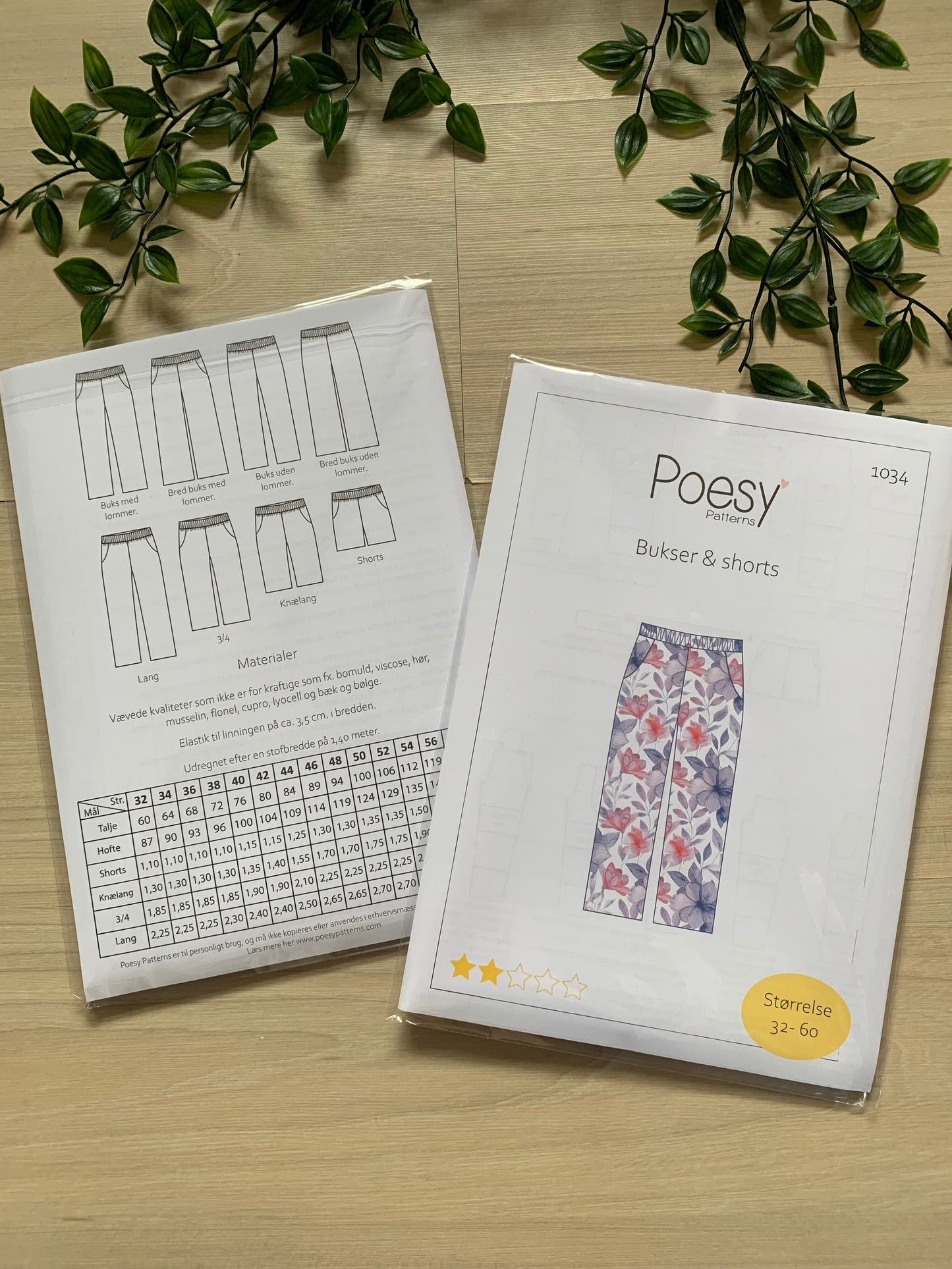 Bukser, str 32-60 ❤️