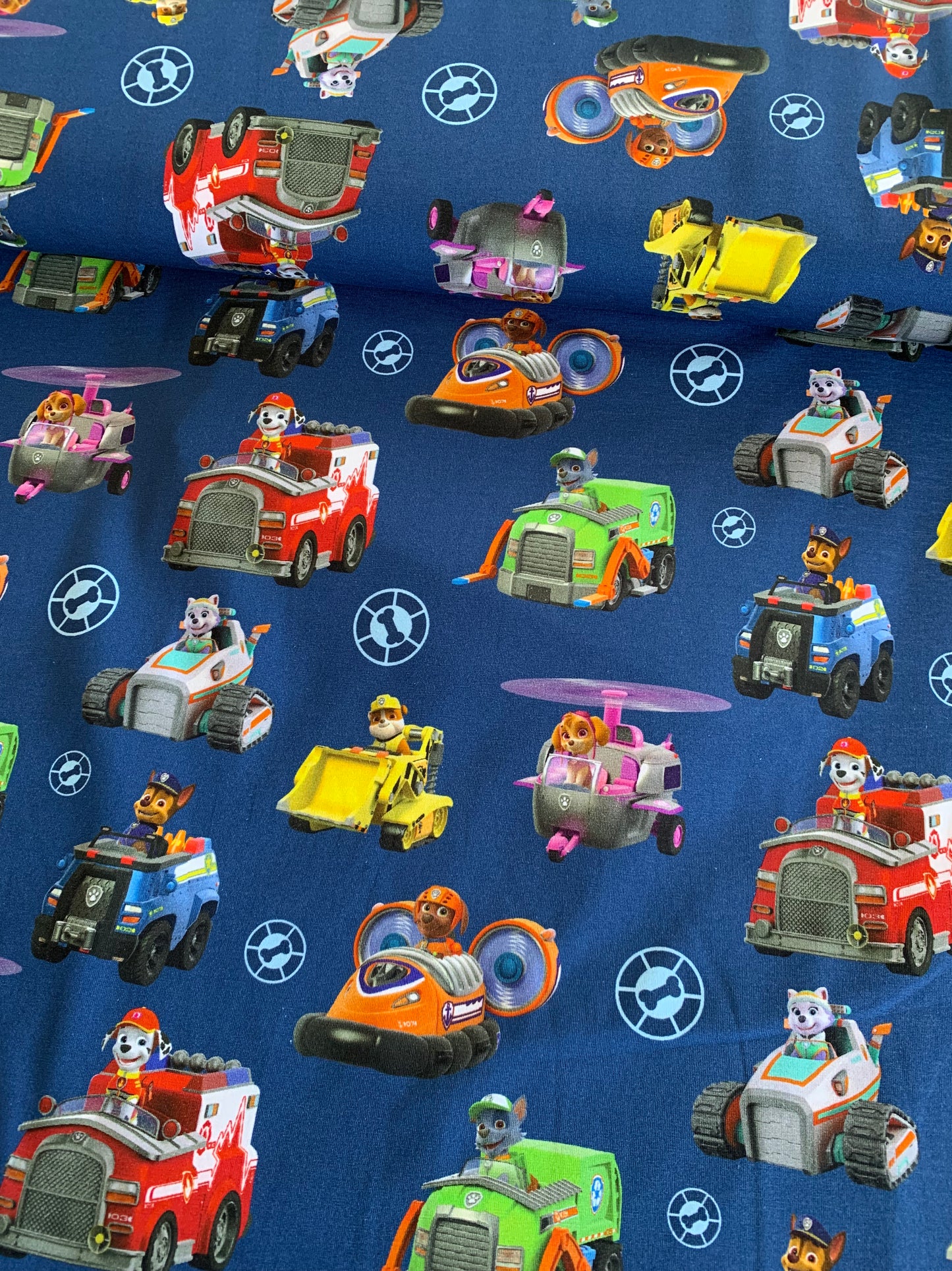 Bomulds jersey m/ Paw patrol mørkeblå 💙