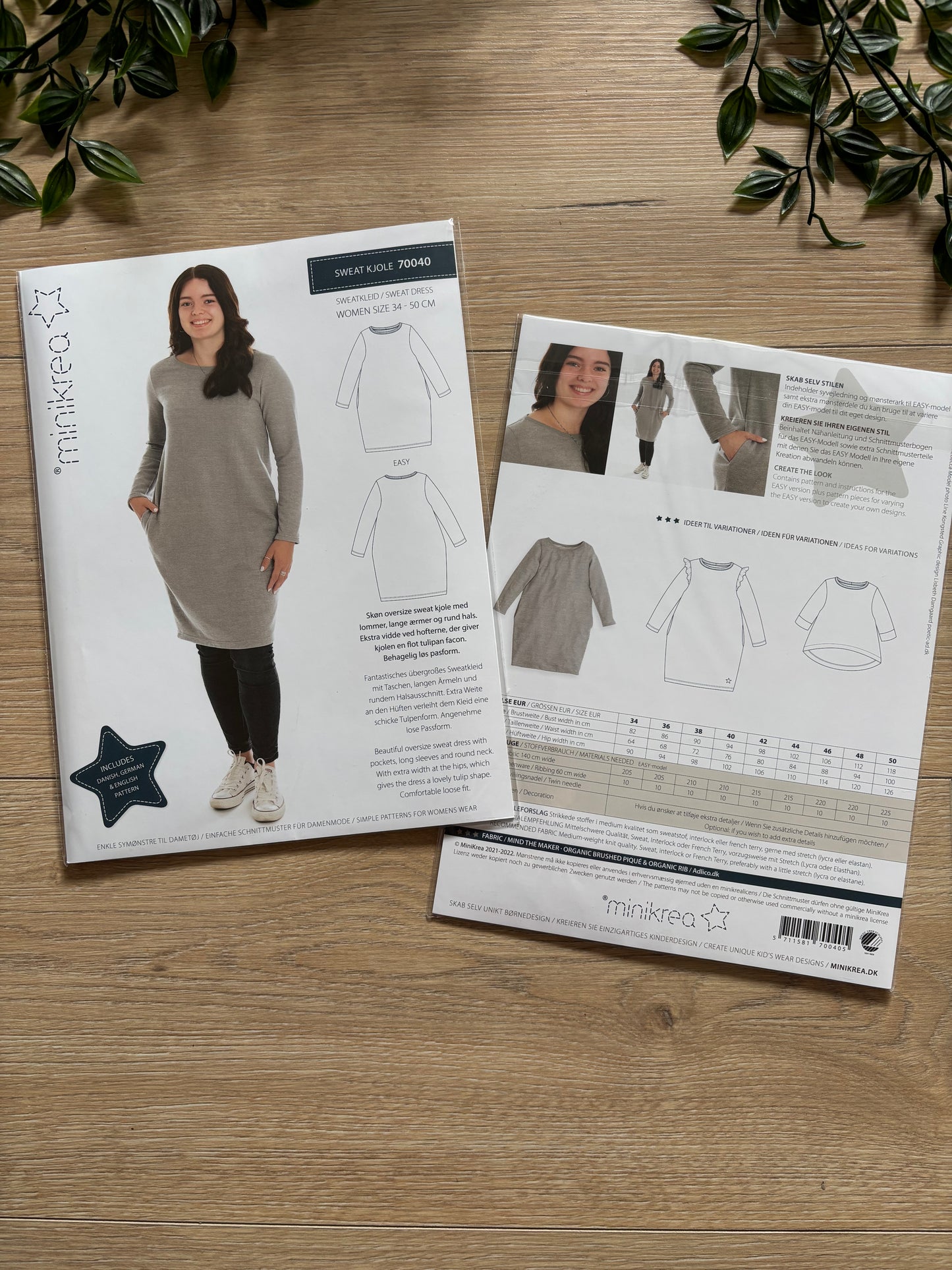 Minikrea sweat kjole dame 👩🏼