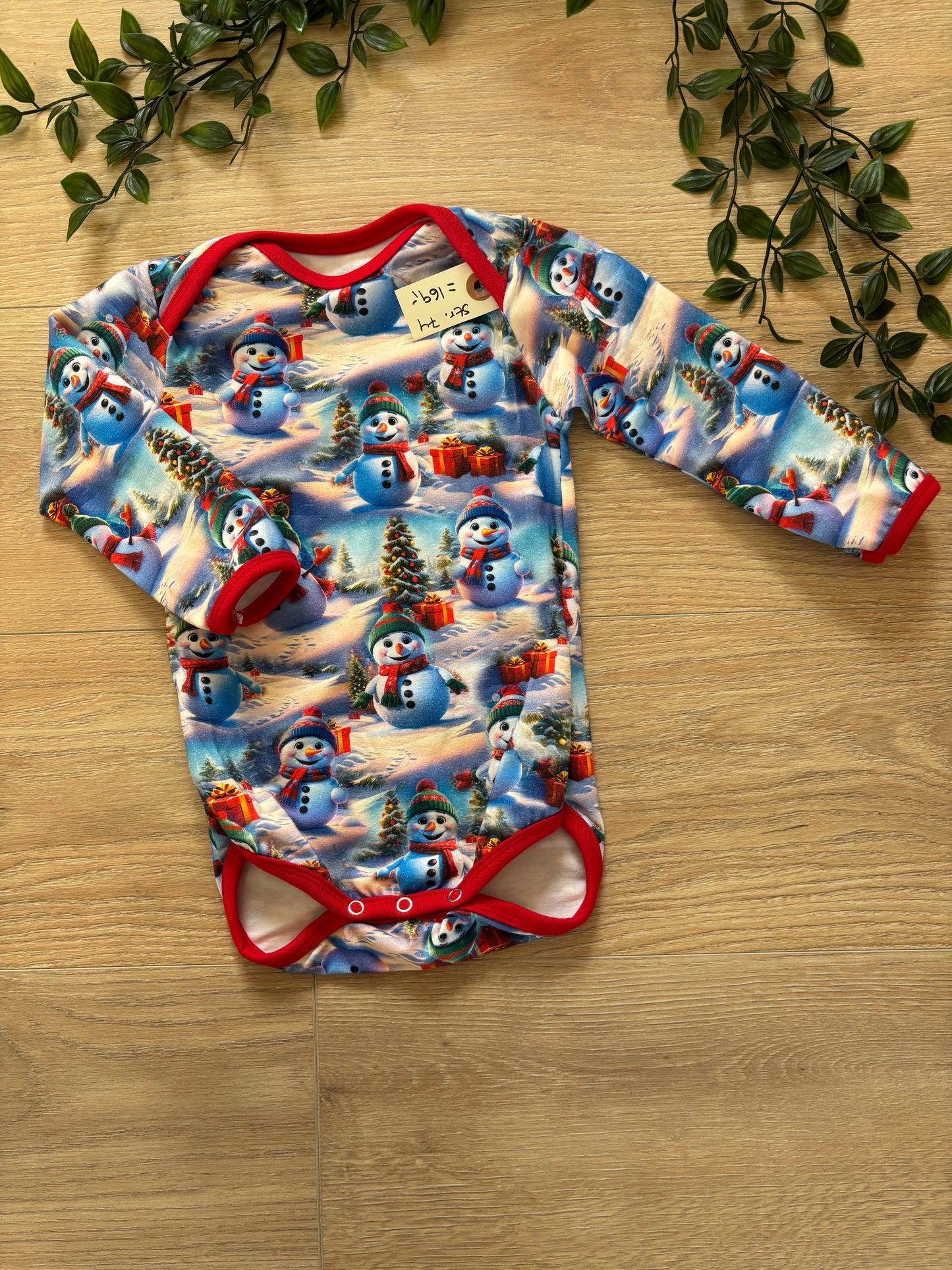 Body m/ snemand, str 74 ⛄️