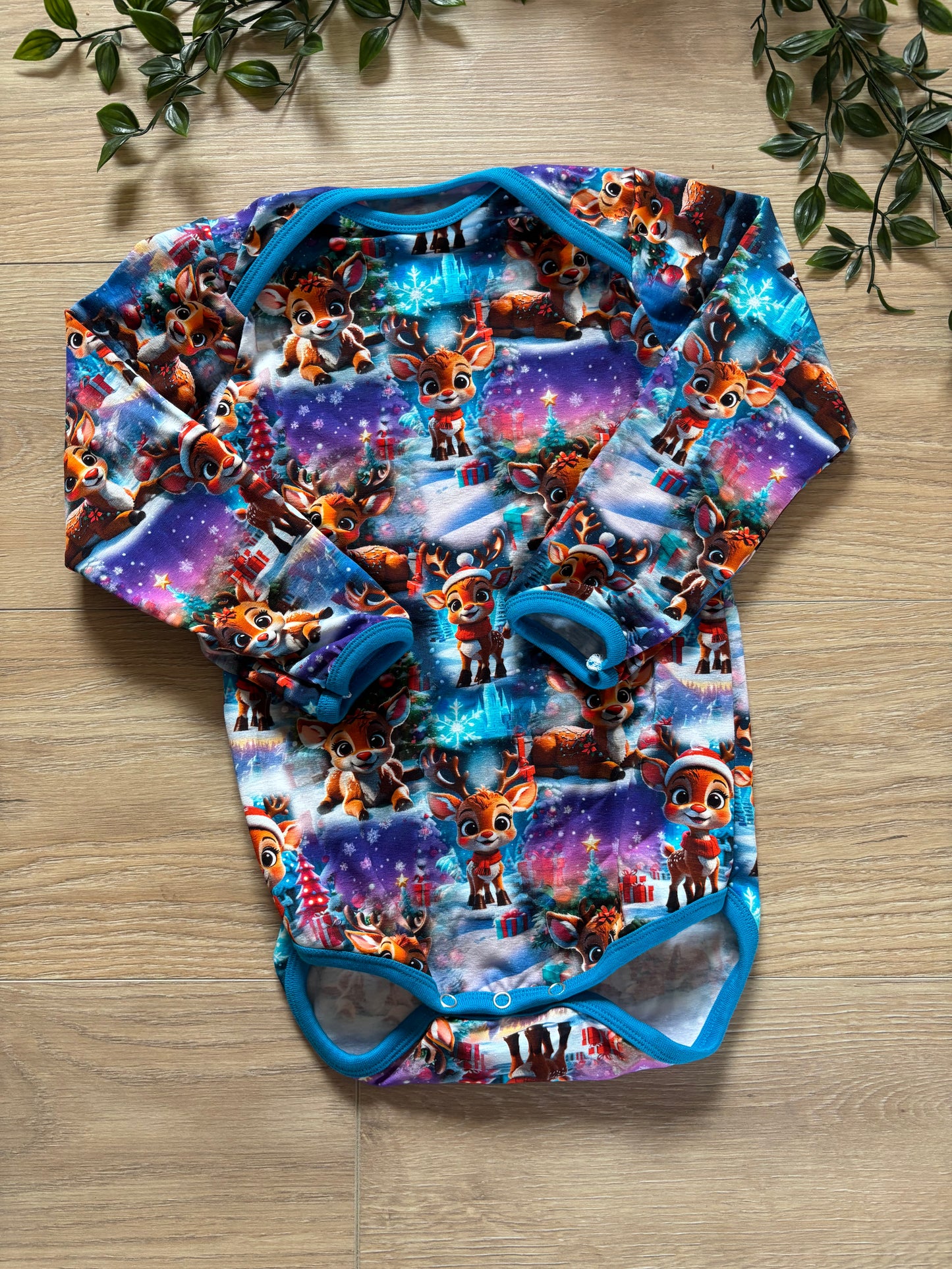 Body m/ jule rensdyr, str 98 🎄