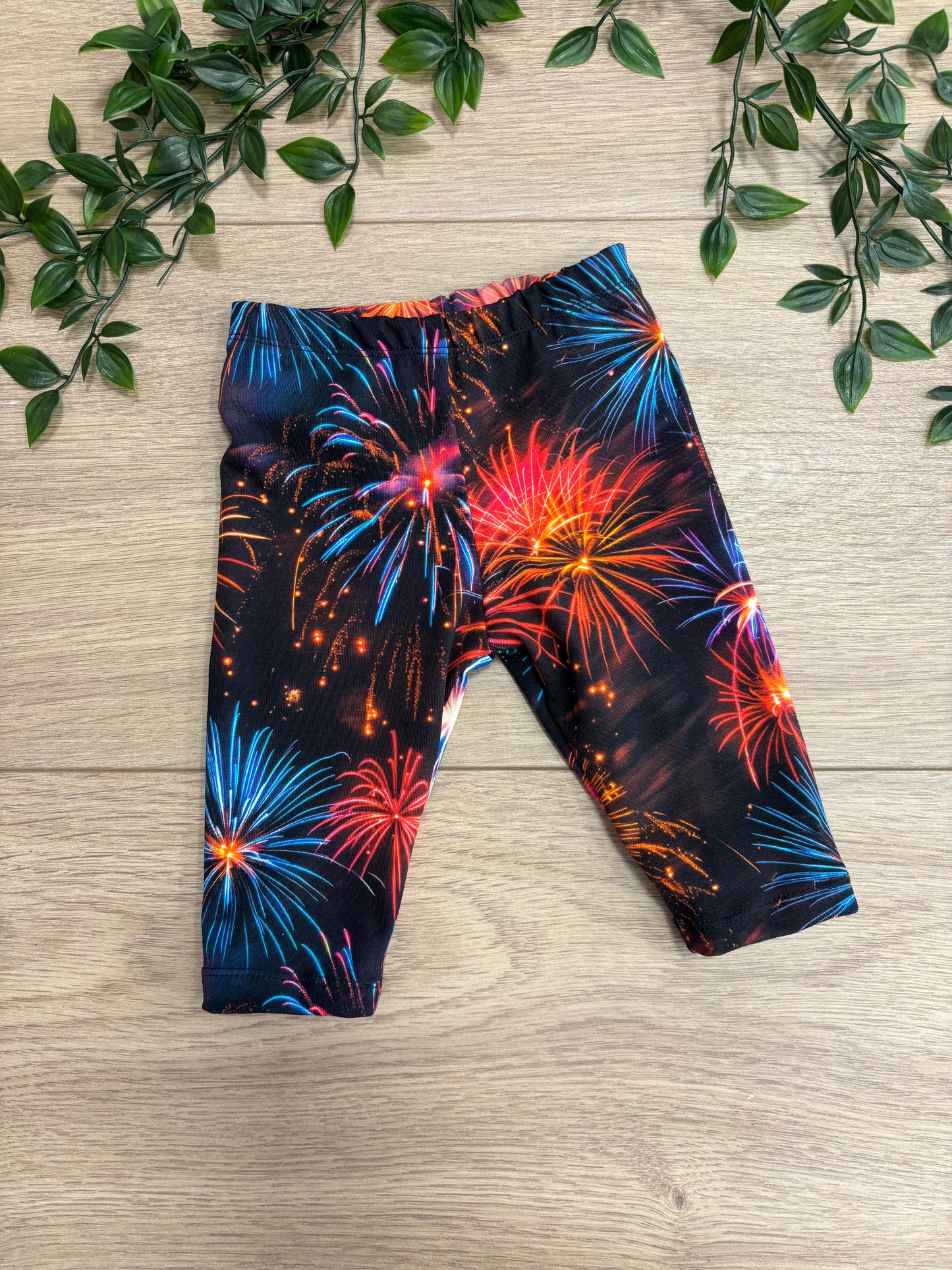 Leggings m/ nytår, str 50/56 🎊
