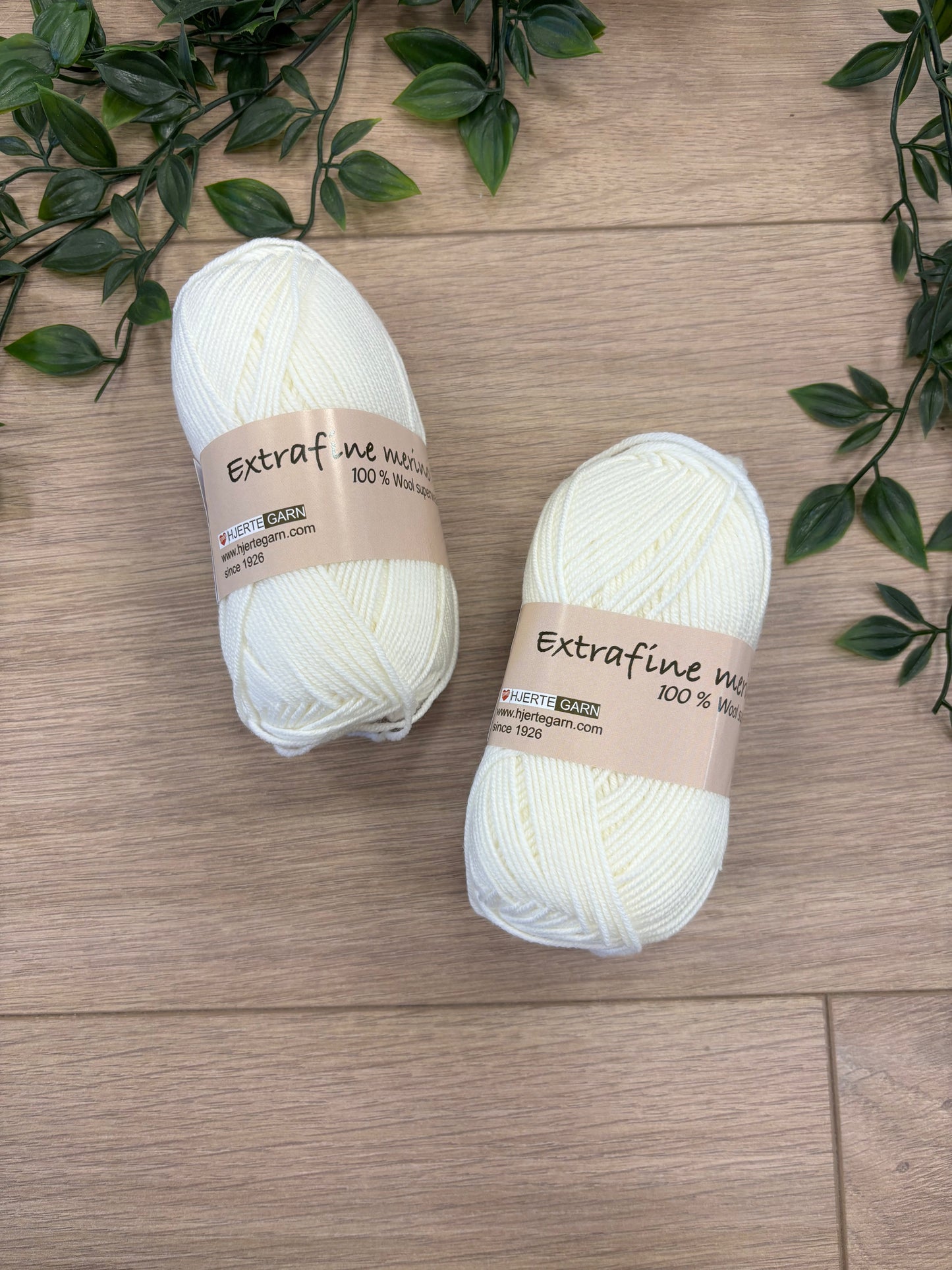 Extrafine merino uld, hvid 🧶