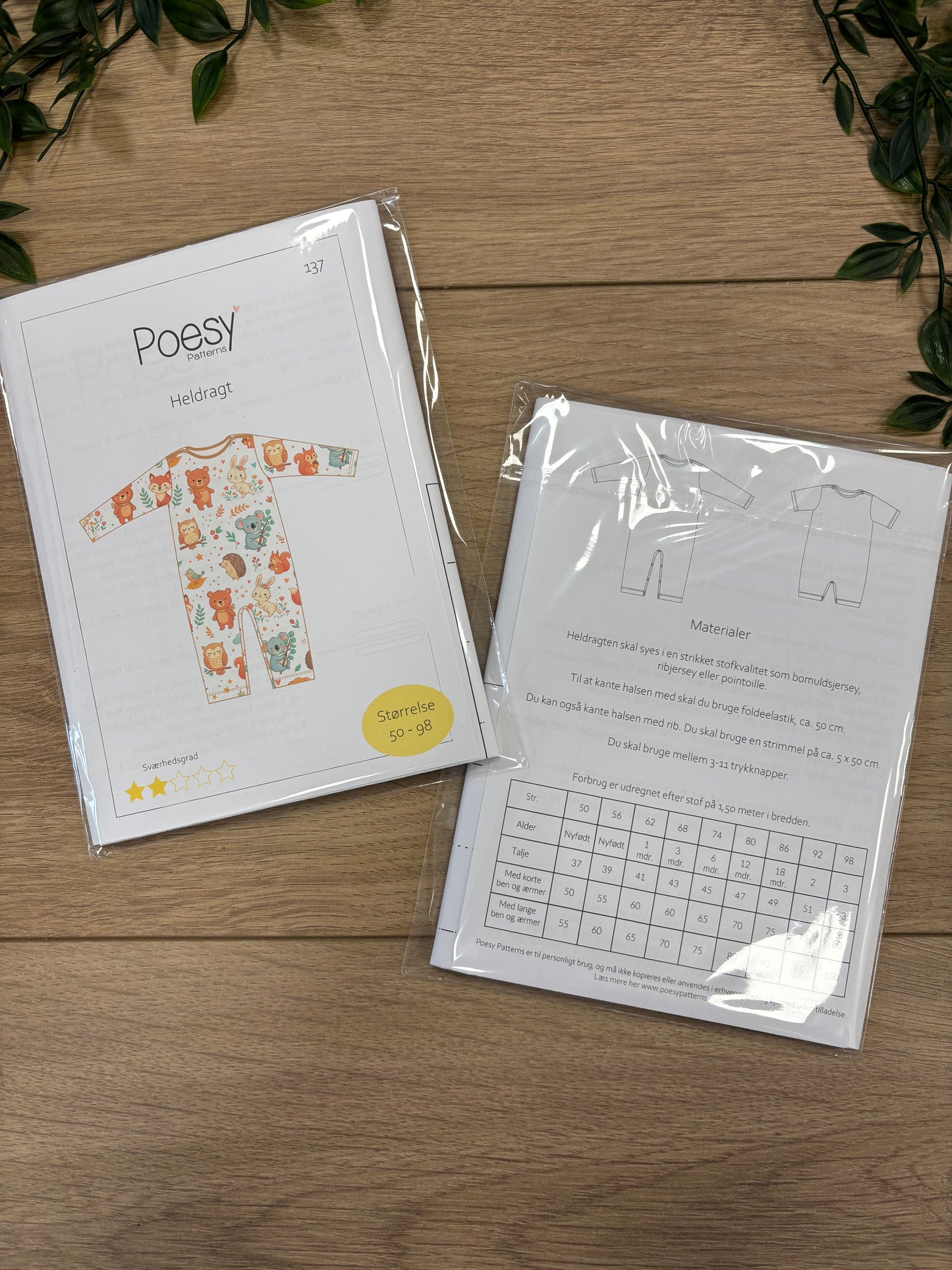 Poesy pattern heldragt, str 50-98 👶