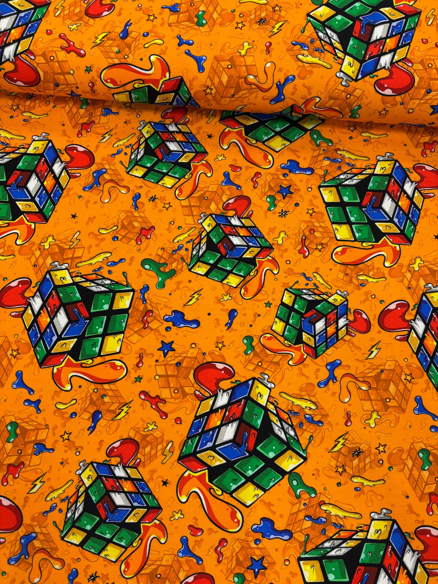 French Terry m/ rubikscube 🧡