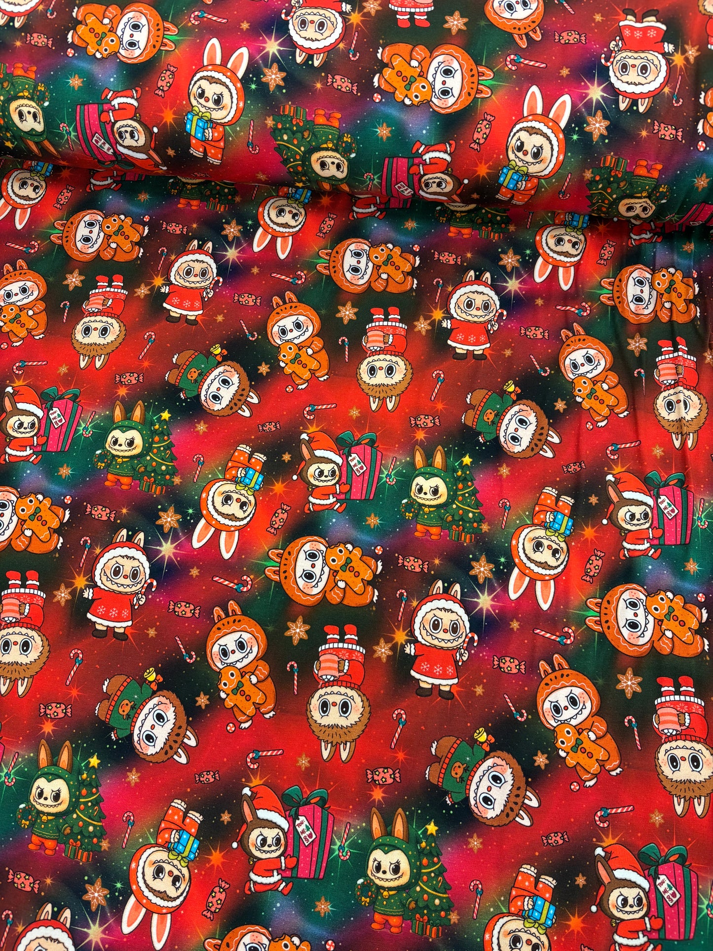 Bomulds Jersey m/ labubu jul 🎄