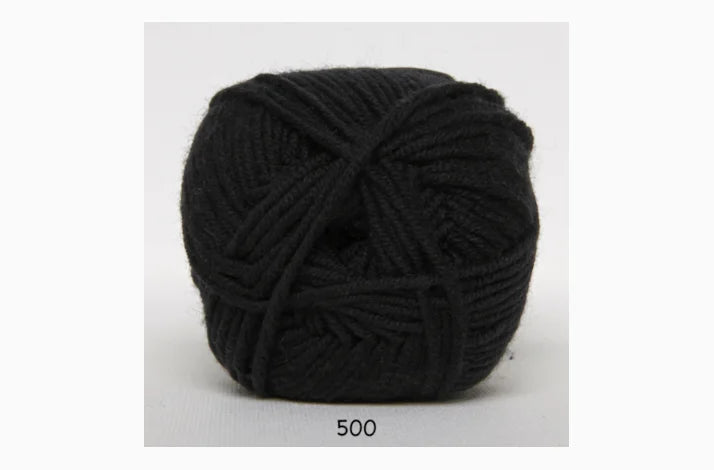 Extrafine merino uld 120 Sort 🖤