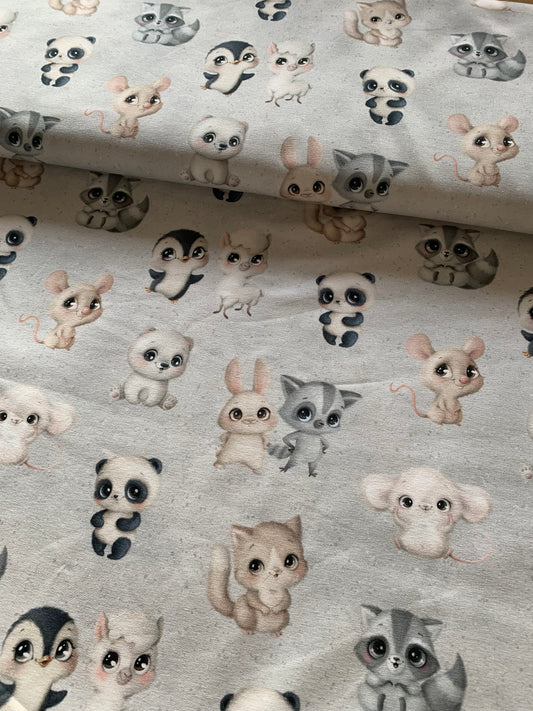 Søde dyr m/ grå bagg.🐰