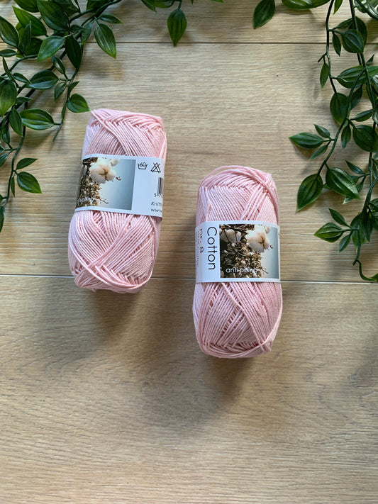 Bomuld 8/4 rosa 🌸