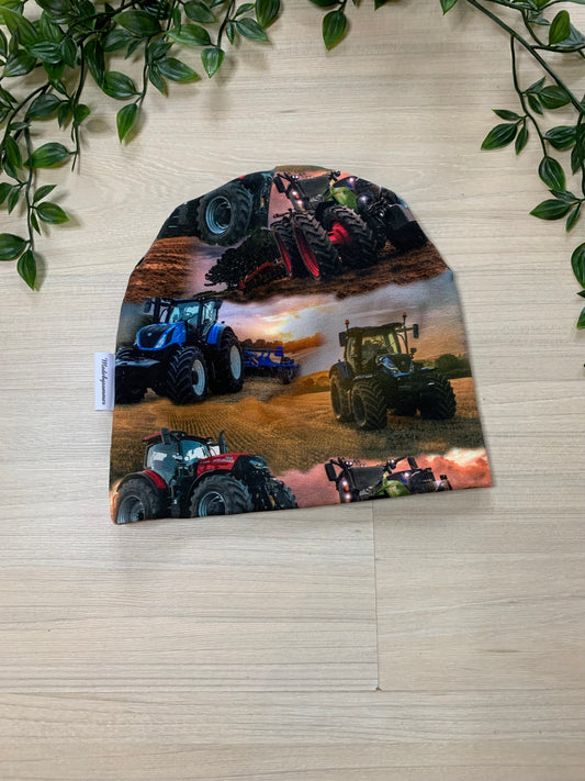 Top hue m/ traktor, str 92/98/104 🚜