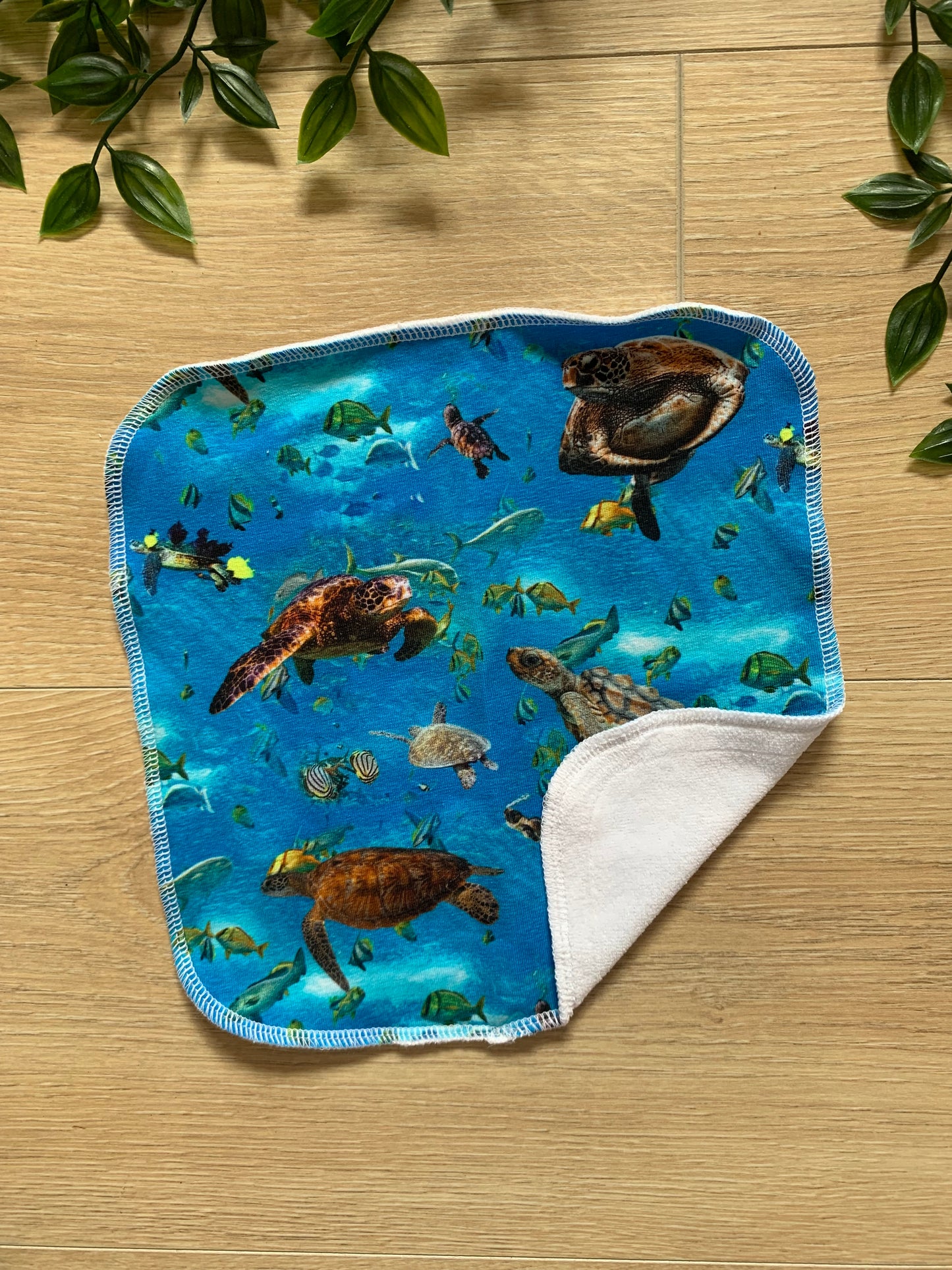 Vaskeklud m/ skildpadde 💙