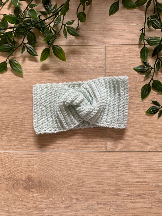 Børne pandebånd i mint onesize 🌿