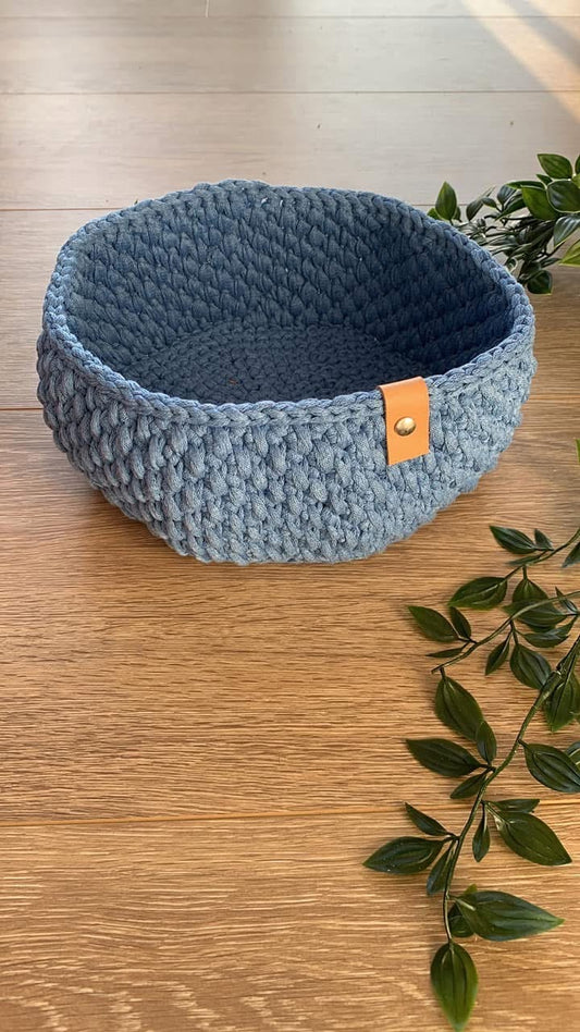 Stor kurv, lys jeans blå 💙