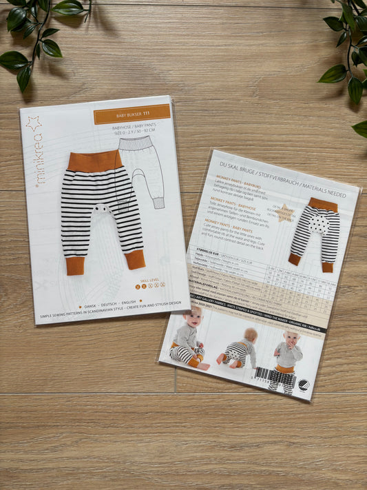 Minikrea baby bukser 0-2 år 👶🏼