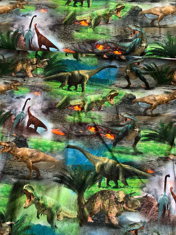 Dinosaur med lava