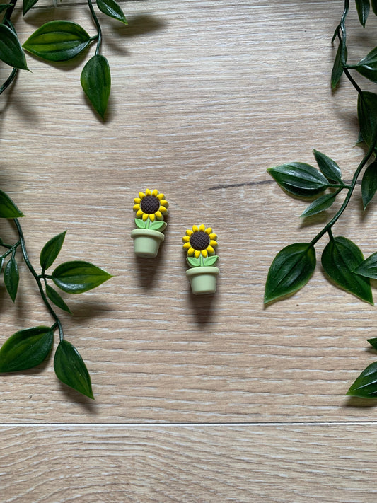 Strikkepinde stopper solsikke 🌻