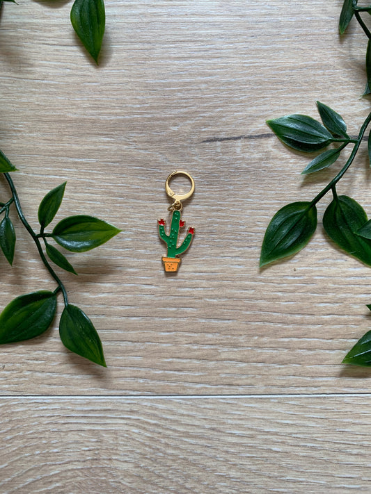 Maskemarkør,kaktus i orange potte 🌵