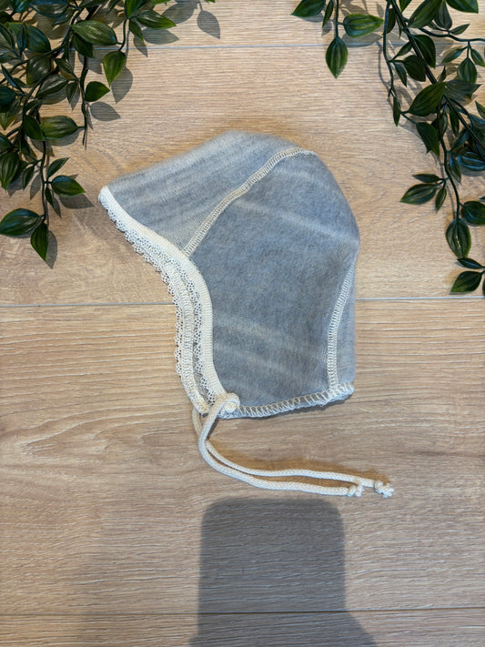 Merino uld hue m/ blonde grå, str 1-3 år ❄️