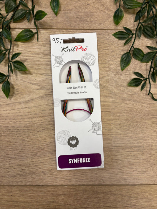 Knit pro symfonie, 6.0 mm 60 cm 🧶