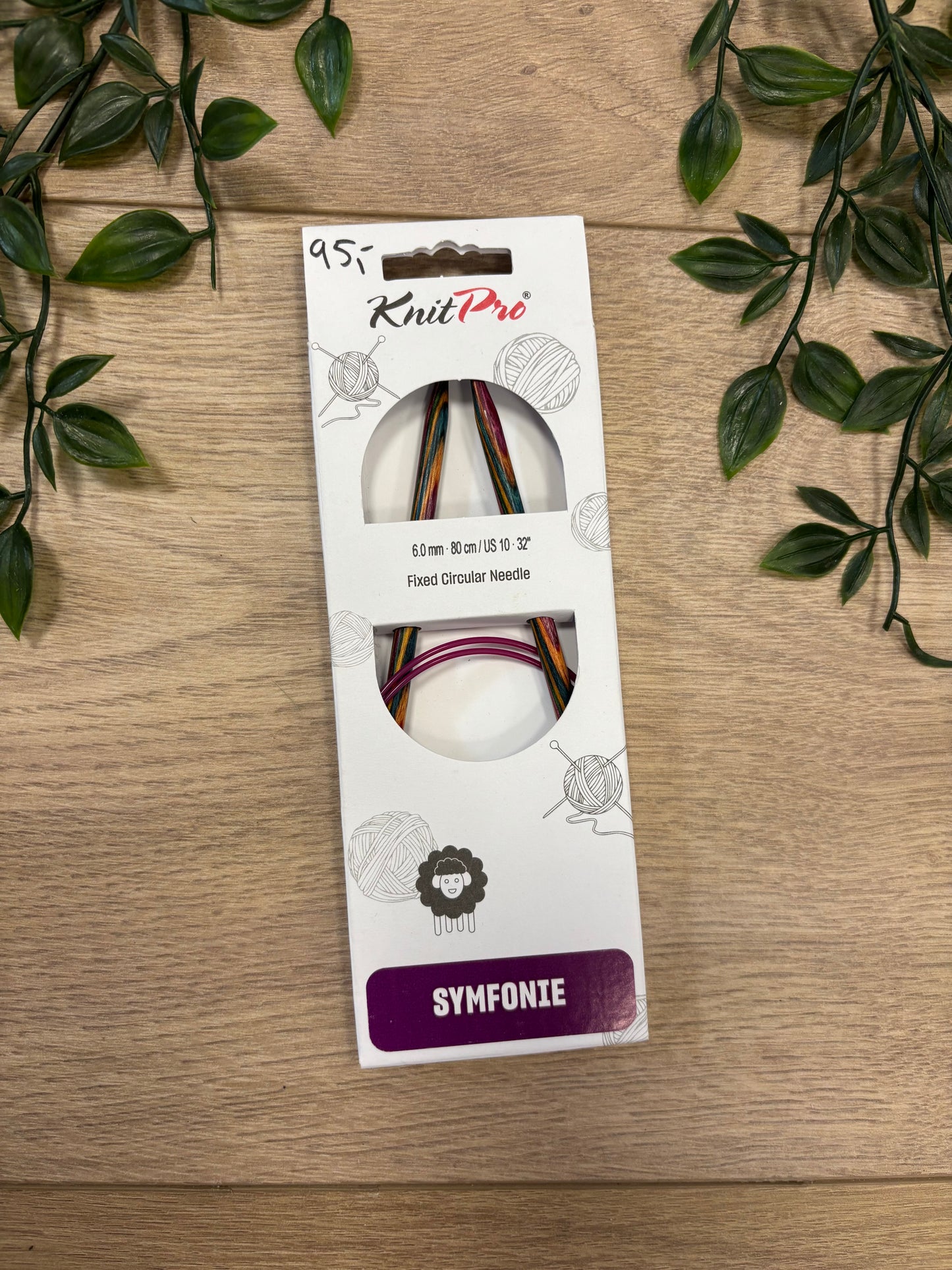 Knit pro symfonie, 6.0 mm 80 cm 🧶