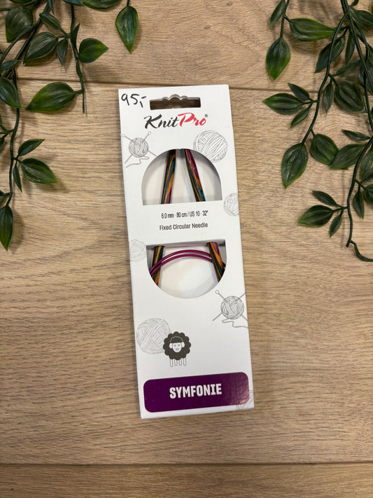 Knit pro symfonie, 6.0 mm 80 cm 🧶