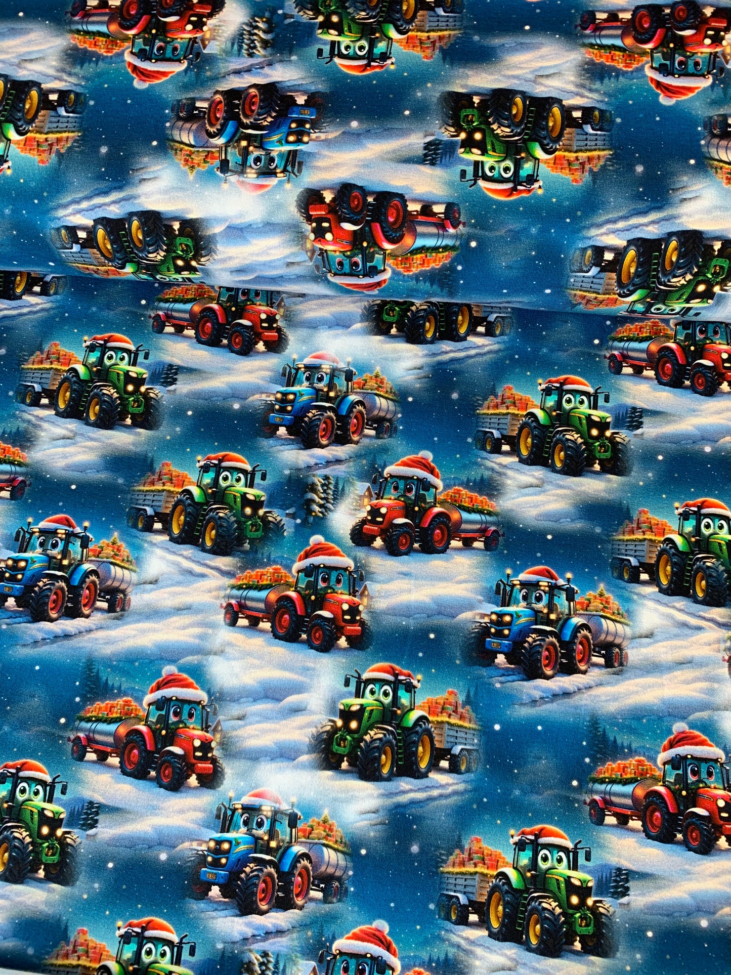 Jule traktor m/ øjne