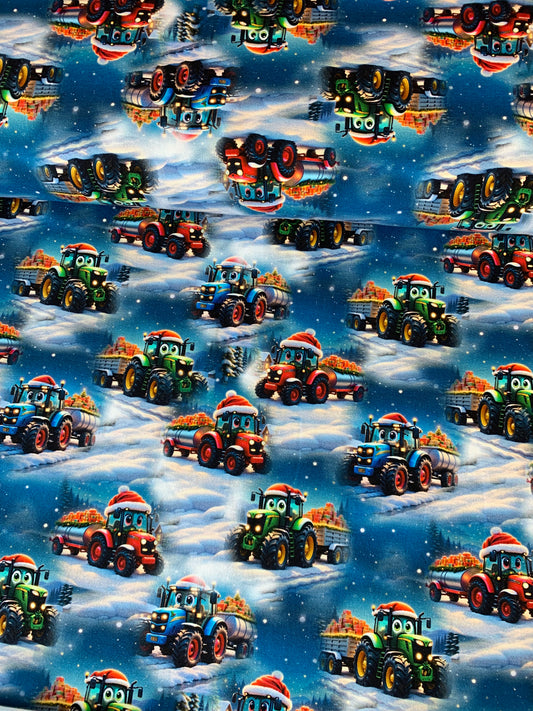 Jule traktor m/ øjne
