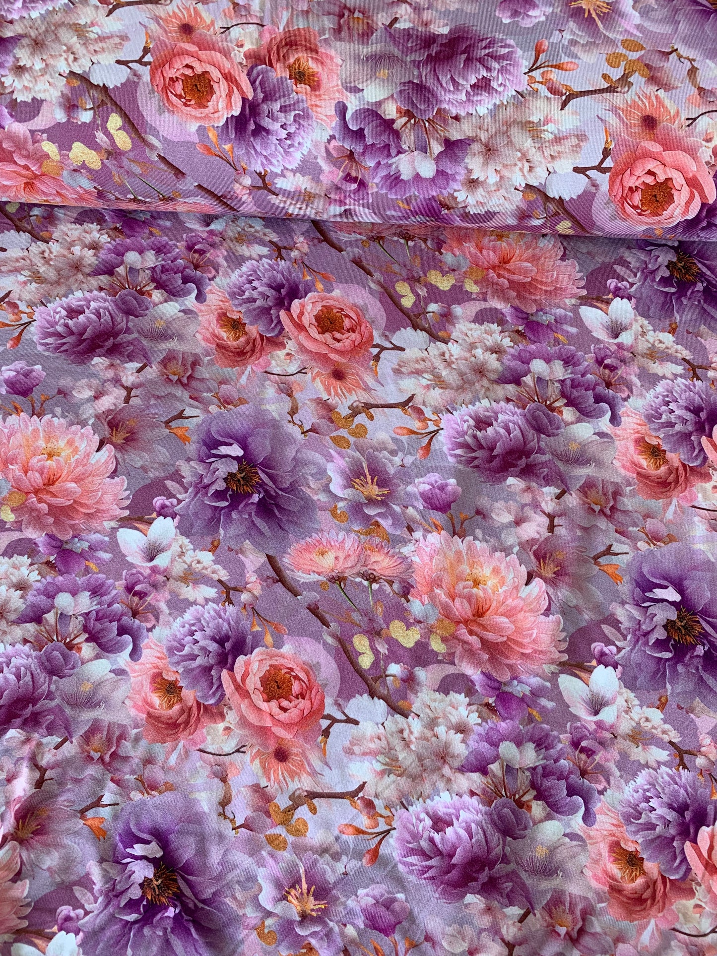 Blomster i lilla nuancer bambus