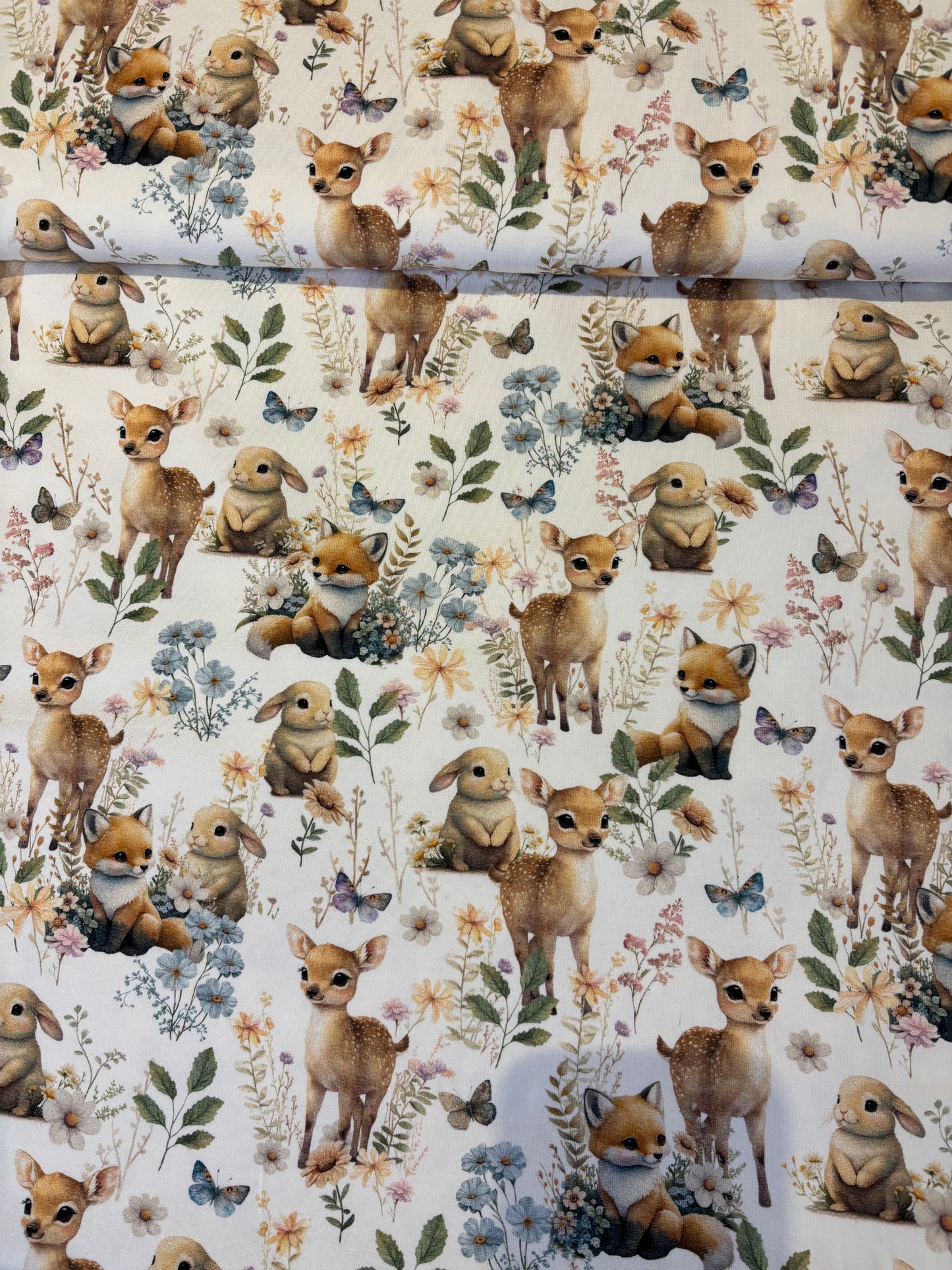 Bomulds Jersey m/ søde skov dyr 🦊