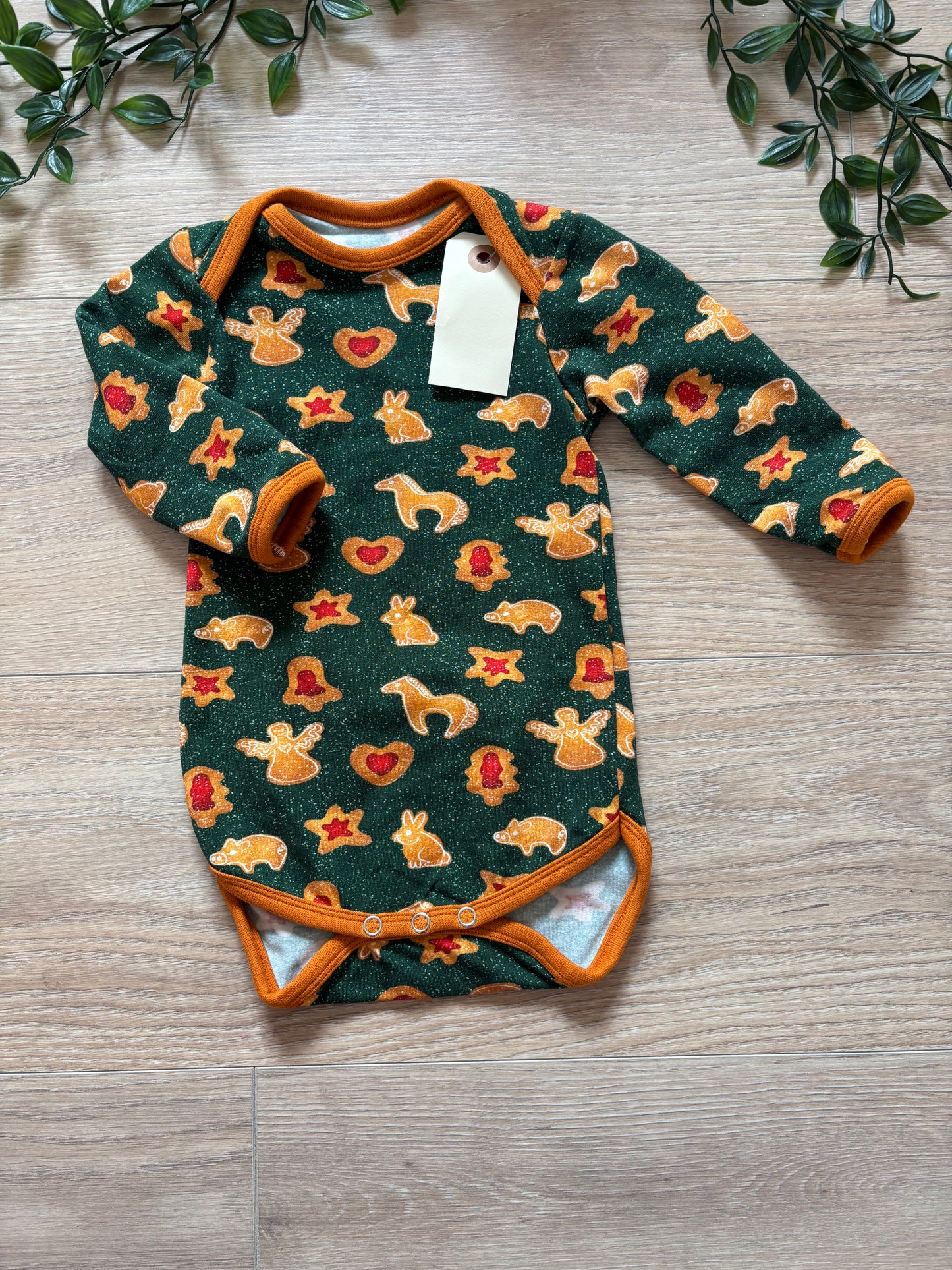 Body m/ småkager, str 62 🎄