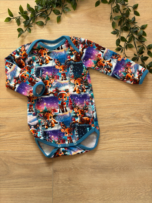 Body m/ jule rensdyr, str 74 🎄