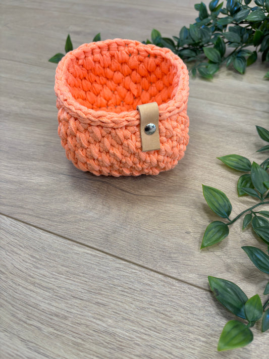Lille firkantet kurv, orange 🧡