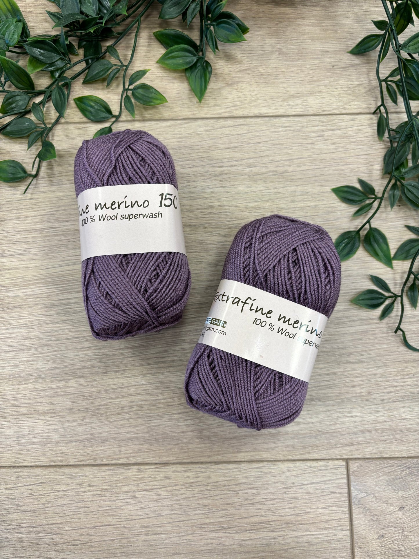 Extrafine merino uld 150, lyng 🧶