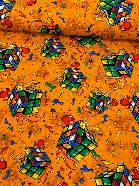 French Terry m/ rubikscube 🧡