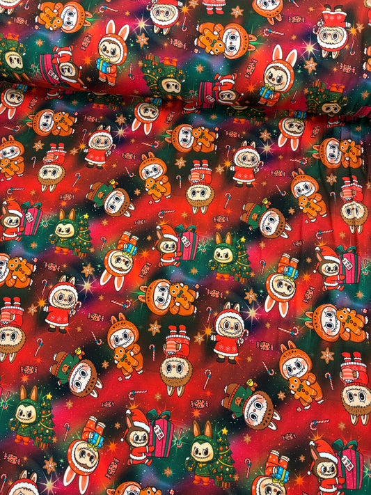 Bomulds Jersey m/ labubu jul 🎄