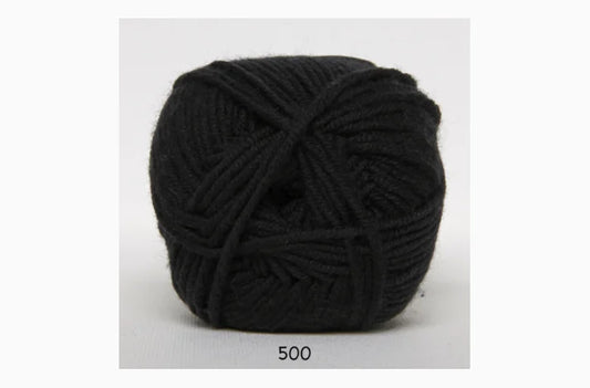 Extrafine merino uld 120 Sort 🖤