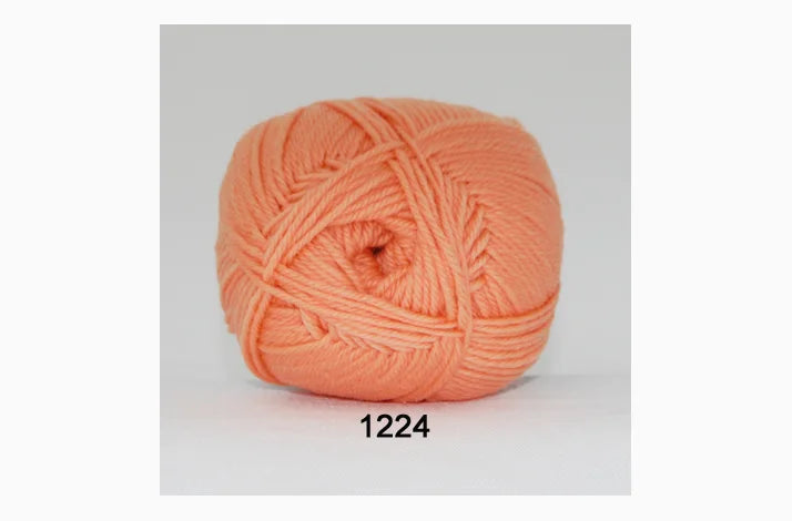 Extrafine merino uld 120 Abrikos 🧡