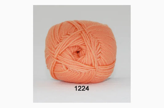 Extrafine merino uld 120 Abrikos 🧡