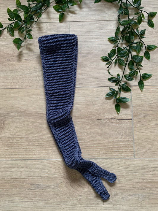 Tørklæde i jeans blå 💙