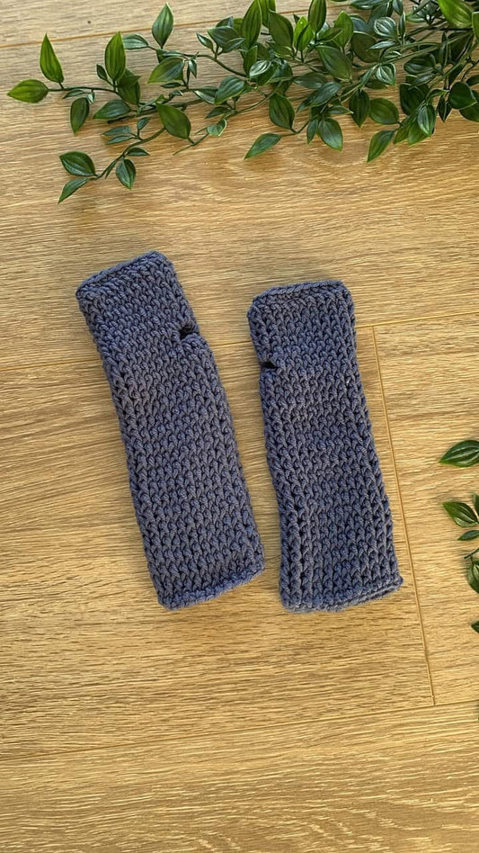 Pulsvarmer i jeans blå, str s 💙
